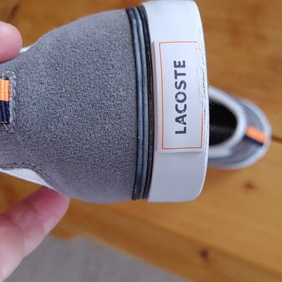 Boys Lacoste Hattori NDK Sneaker Youth Size 3 - Picture 9 of 10